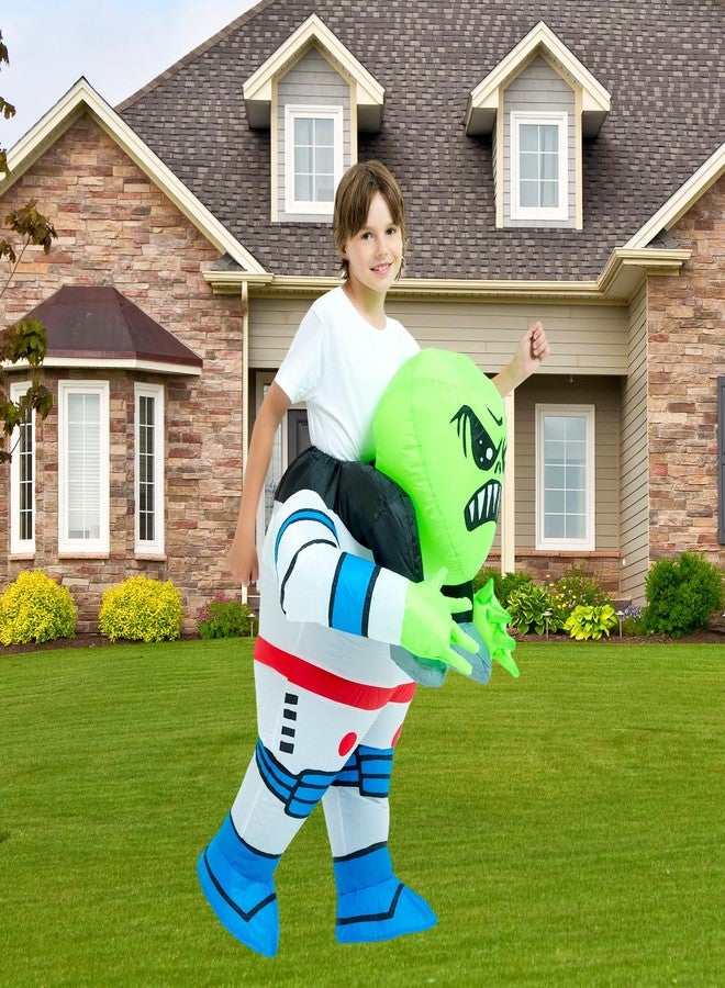 One Casa Blow Up Costume Child,Inflatable Costumes for Kids,Riding Alien Costume,Halloween Costumes for Boys/Girls (4-6YRS) - Image 3